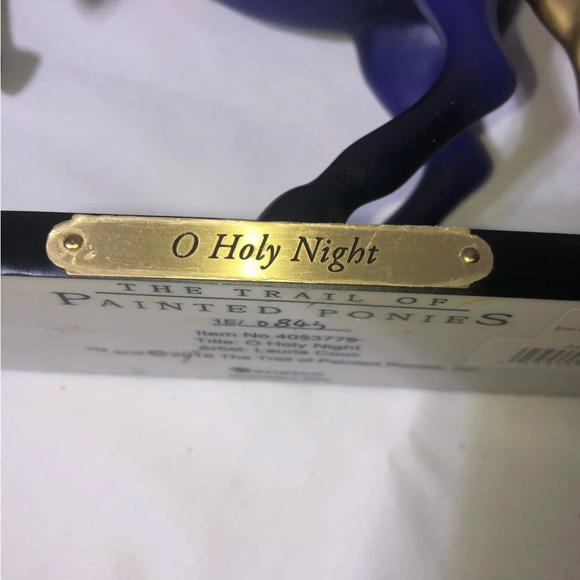 The Trail Of Painted Ponies O Holy Night 2016 1E/0843 Enesco Christmas Religious - Picture 10 of 12